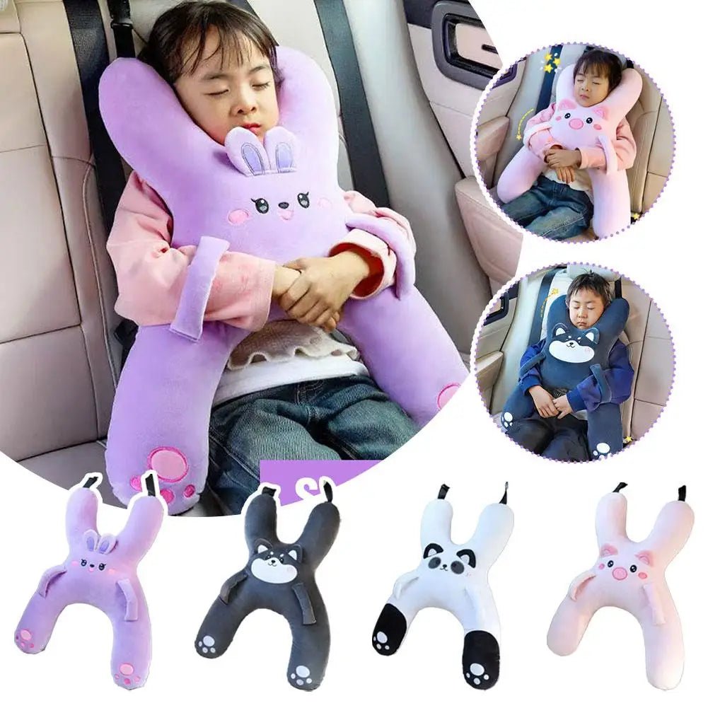 1PCS Cute Car Neck Pillow Safety Sleep Prevent Leaning Head Back Car Sleeping Neck Head Support Comfort Travel Pillow - ComfortRide Store