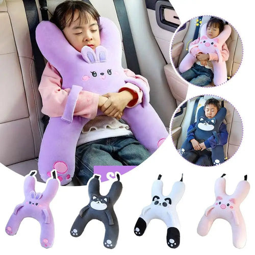 1PCS Cute Car Neck Pillow Safety Sleep Prevent Leaning Head Back Car Sleeping Neck Head Support Comfort Travel Pillow - ComfortRide Store