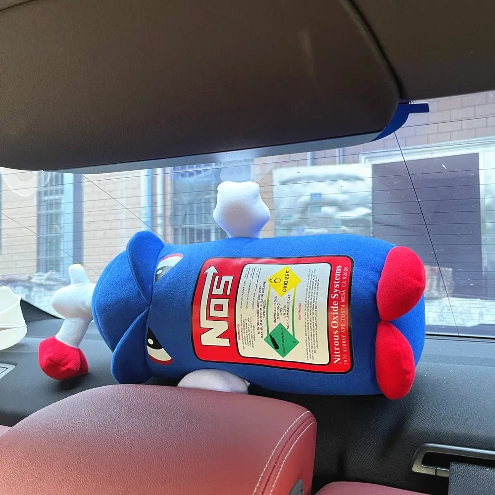 2024 New Car Neck Pillow Car Headrest for Driver Front Passenger Seat NOS Bottle Pillow Car Decor Headrest Cushion Plush Pillow - ComfortRide Store