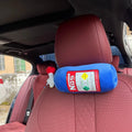 2024 New Car Neck Pillow Car Headrest for Driver Front Passenger Seat NOS Bottle Pillow Car Decor Headrest Cushion Plush Pillow - ComfortRide Store